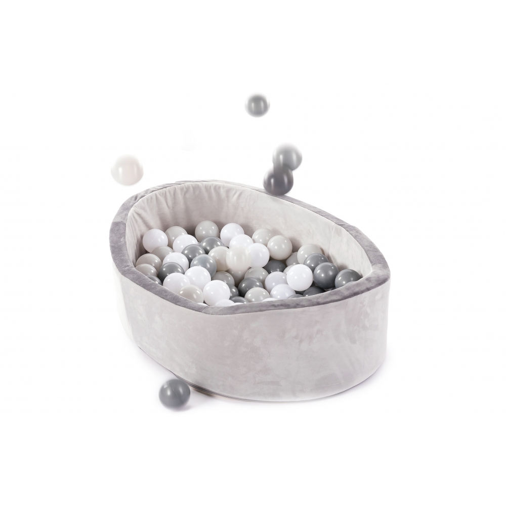 grey and white play gym