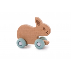 B-Woody Rabbit on Wheels Pastel Blue