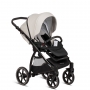 Cloud Grey PU Leather (Seat Unit + Car Seat Adapters + Rain Protection)