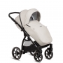 Cloud Grey PU Leather (Seat Unit + Car Seat Adapters + Rain Protection)