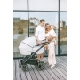 B-Cloud Grey PU Leather (Cradle + Nursery Bag)