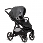 Shadow Grey PU Leather (Seat Unit + Car Seat Adapters + Rain Protection)