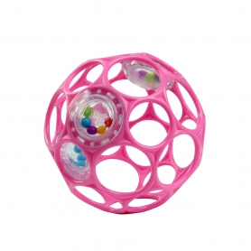 Oball Rattle Pink 10cm