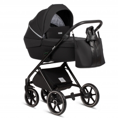 Midnight Black (Cradle + Nursery Bag)