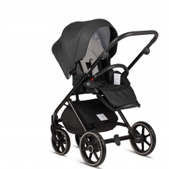 Midnight Black (Seat Unit + Car Seat Adapters + Rain Protection)