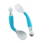 B- Bendable Spoon and Fork Turquoise