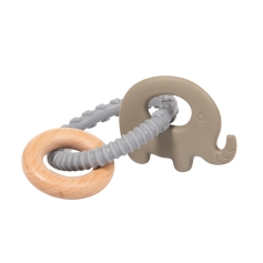 B- Rattle Rings Elephant Blue