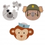 B-Animal Puzzle (3 pcs) Ape - Bear - Koala