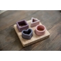 B-Bamboo Base Shapes Hearts Pink