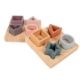 B-Bamboo Base Shapes Hearts Pink