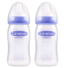 Lansinoh mOmma Bottle with NaturalWave Nipple 2 x 240ml