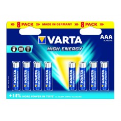Varta High Energy 1,5 Volt AAA 8 pack