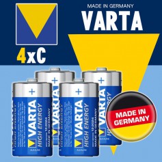 Varta High Energy 1,5 Volt C (4 pack)