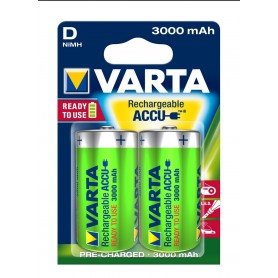Varta Long Life Accu 1,5 Volt D (2 pack)