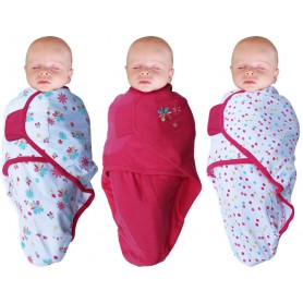 B-Wrap Flower 3-Pack Pink Small