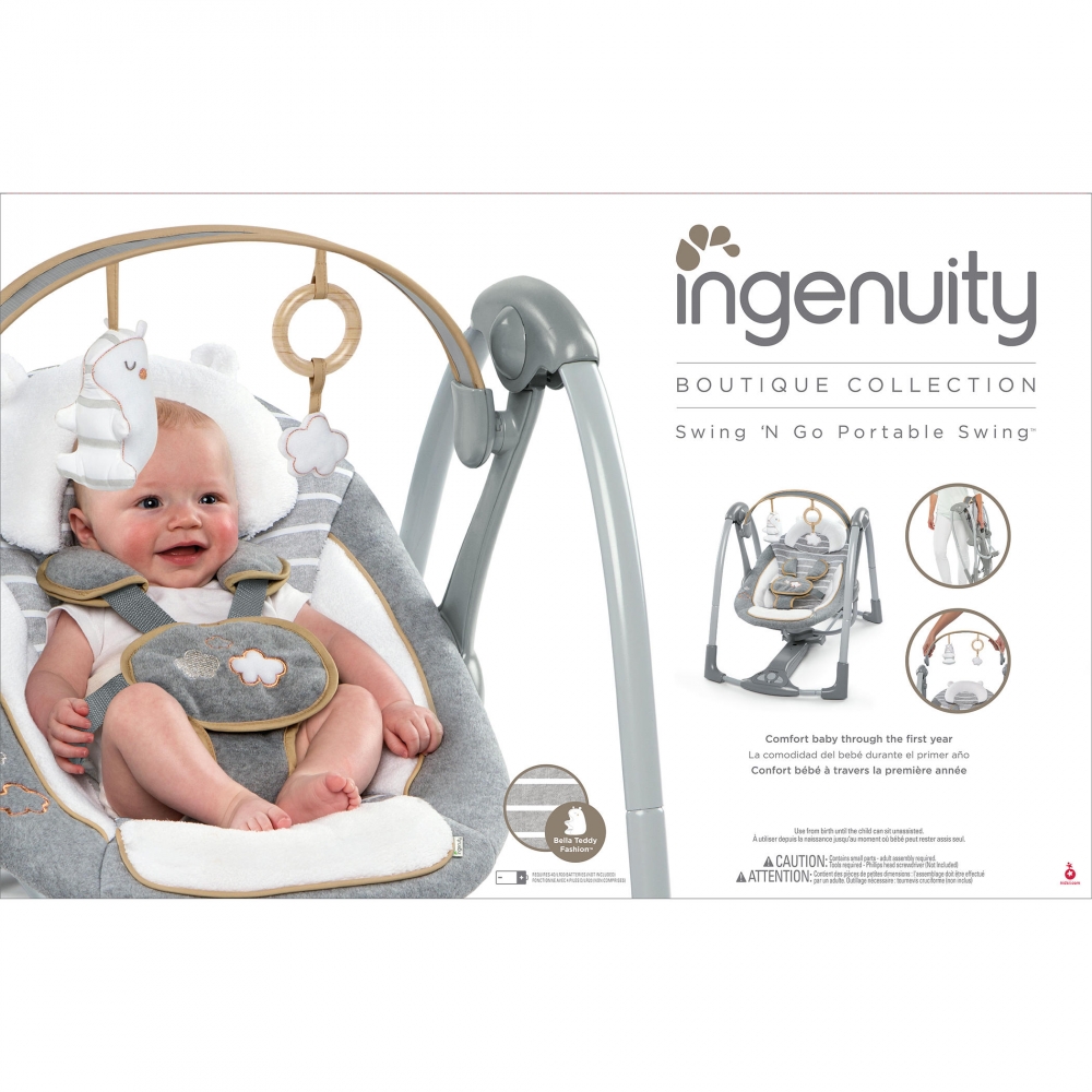 bella teddy portable swing