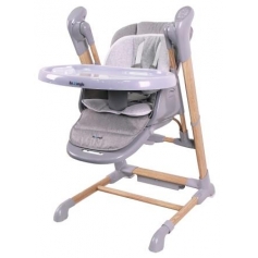 B-Swinging High Chair Wood Grey