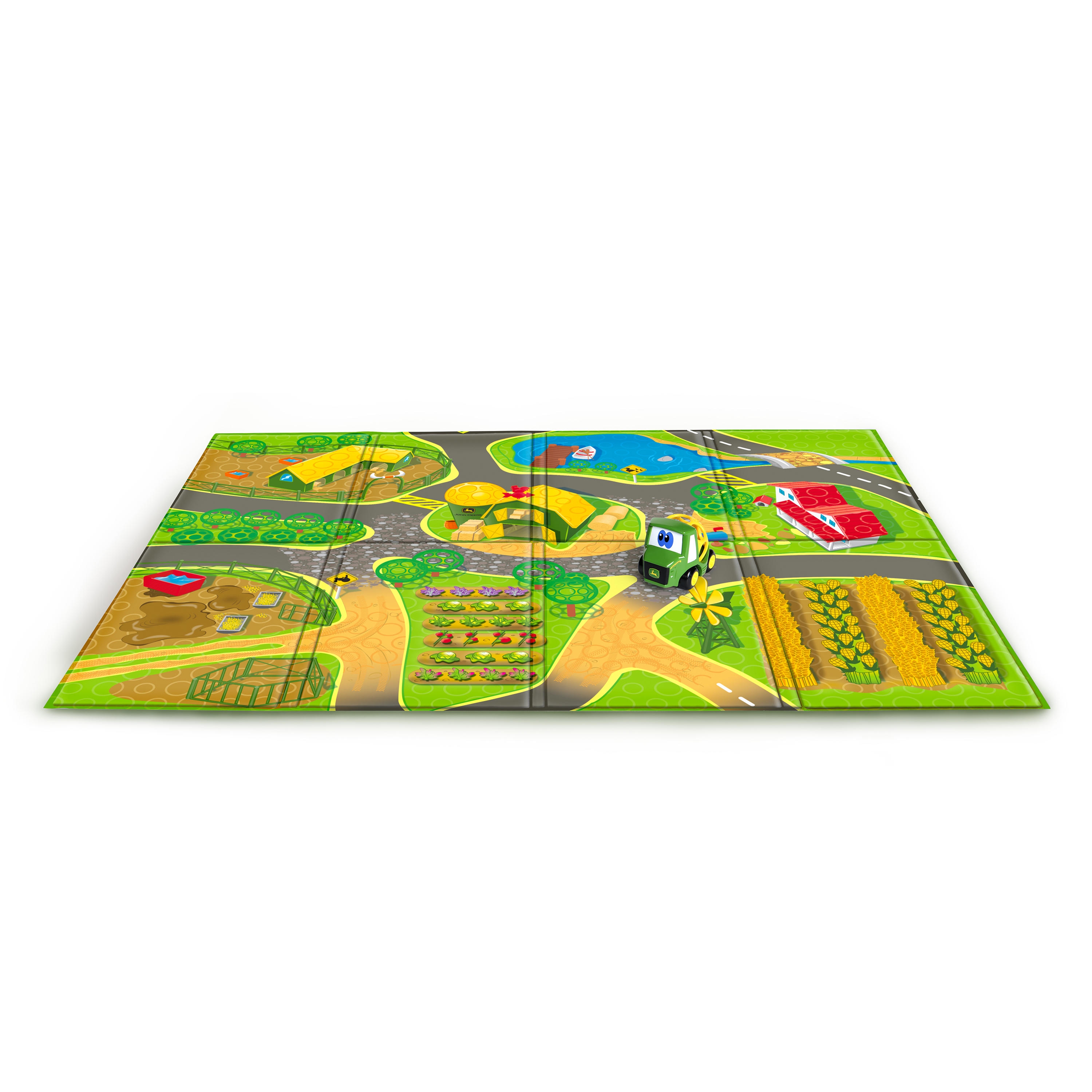 Oball Go Grippers John Deere Country Lanes Playmat Vehicle 6m Oball Go Grippers John Deere Country